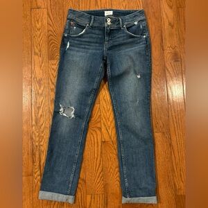 Hudson Collin Mid-Rise Straight Jeans size 28